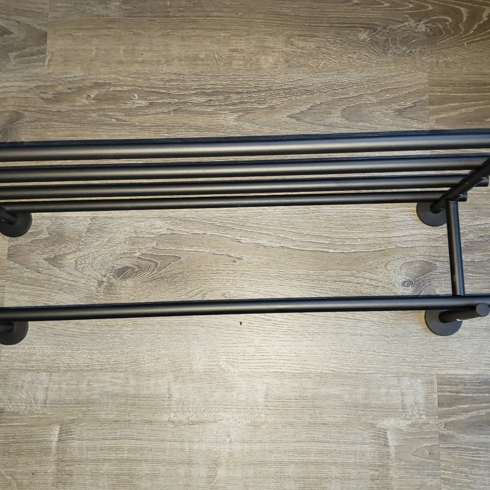 WEST ELM - Modern Overhang Bathroom Rail Shelf